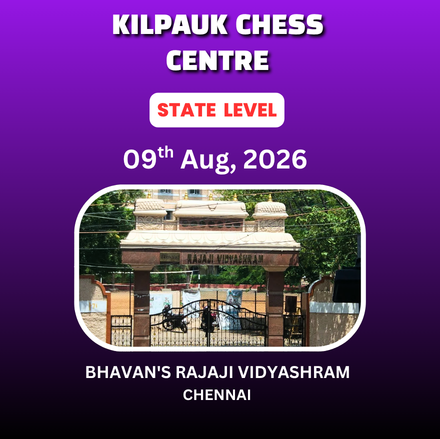⭐KILPAUK CHESS CENTRE⭐ 21st TN STATE LEVEL CHILDREN STATE TOURNAMENT